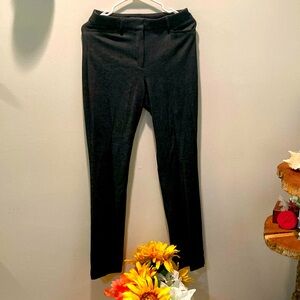 Express bootcut grey/black pants.